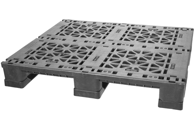 GS.37.32.3R0 - 3-Runner Recycled Plastic Beverage Pallet w/ No Rod ()